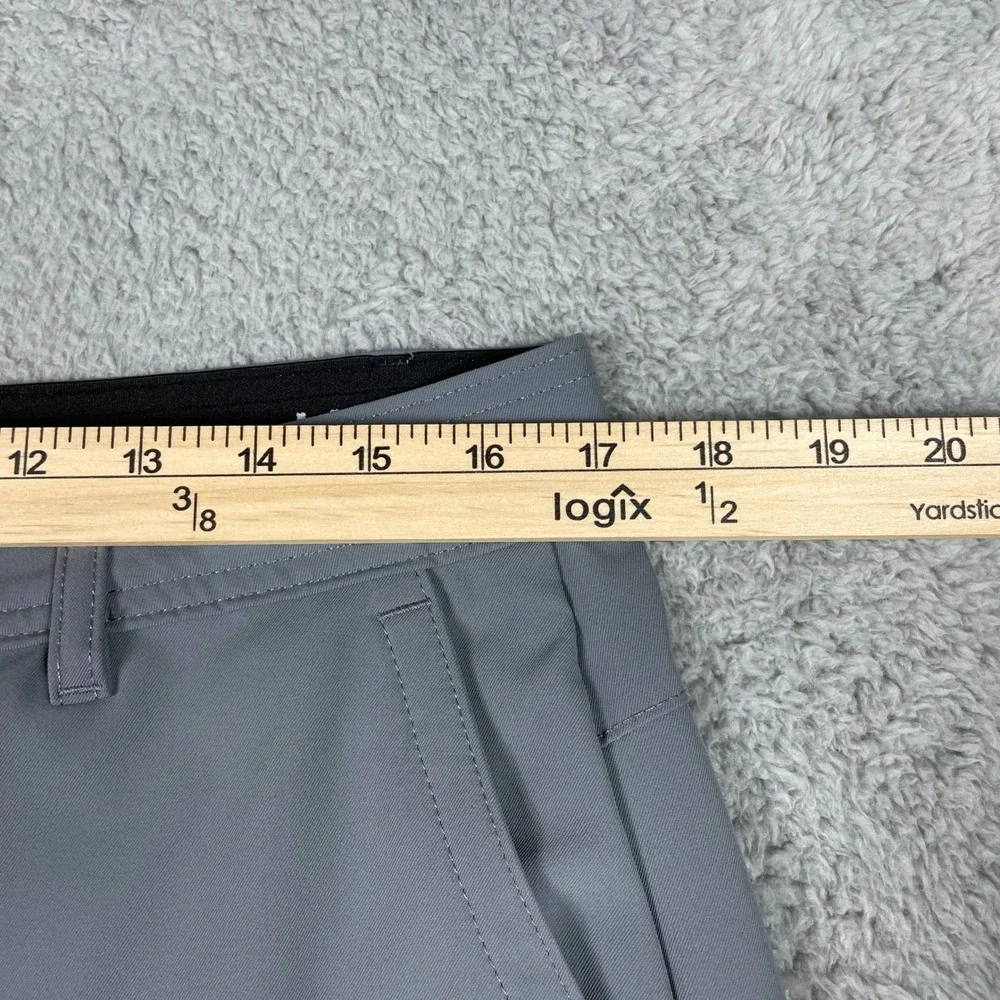 Hurley Golf Pants Mens‎ 34x30 (Fits 34x28) Grey Stretch Chino Zip Pocket Skate